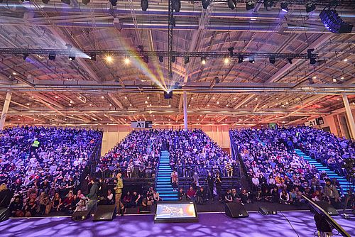 Hamburg Messe: Grandstand system at Polaris 2023,  © Hamburg Messe und Congress / Rolf Otzipka