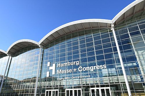 Hamburg Messe Eingang Mitte außen