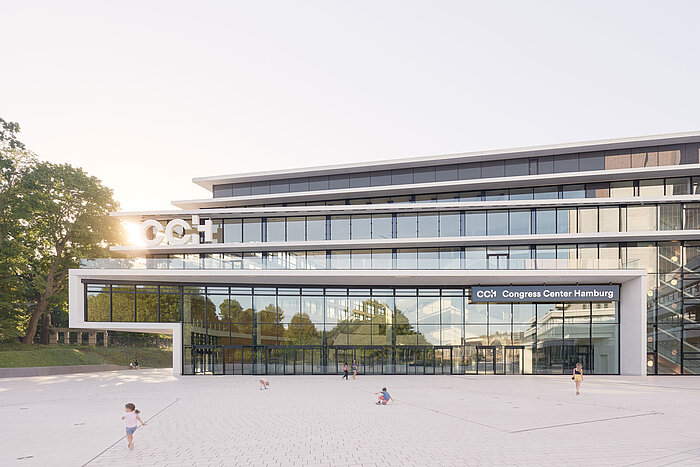 CCH - forecourt and main entrance CCH - forecourt and main entrance